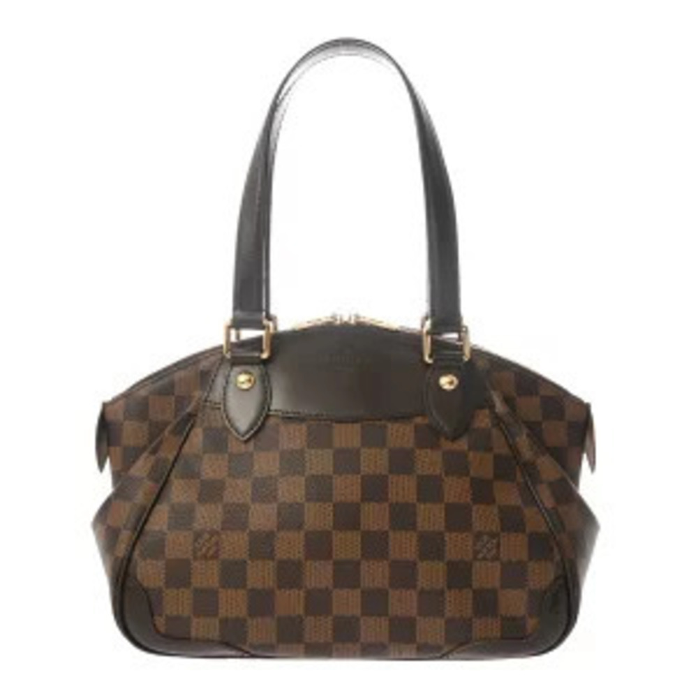 Louis Vuitton Damier Verona Brown Canvas Handbag